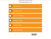 Tablet Screenshot of chelseafootballclub.com
