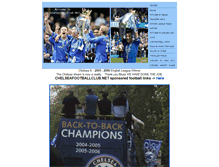 Tablet Screenshot of chelseafootballclub.net